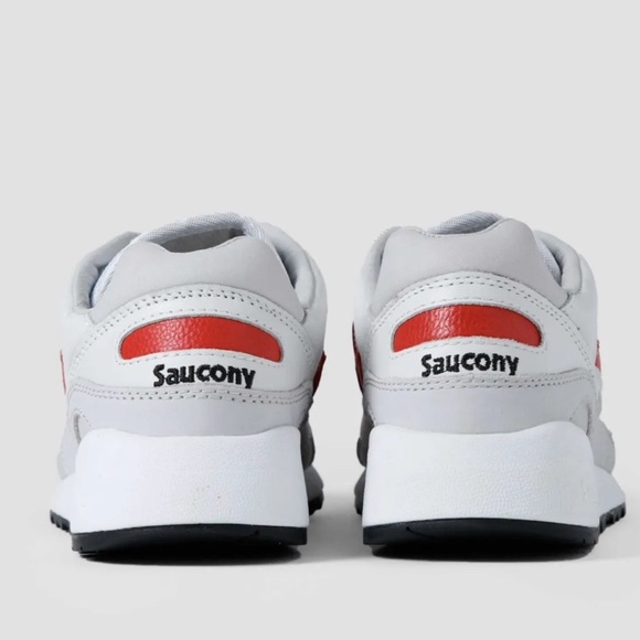 Saucony Shadow 6000 White/Red Men’s Sneakers - Picture 6 of 7